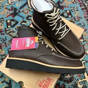 Womens Size 9 Leather Hiking Boot Lightweight Water Resist Wedge Kodiak